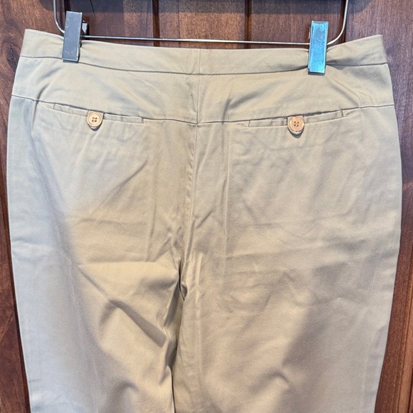 Cato Khaki Button-Front Pants - Picture 4 of 8